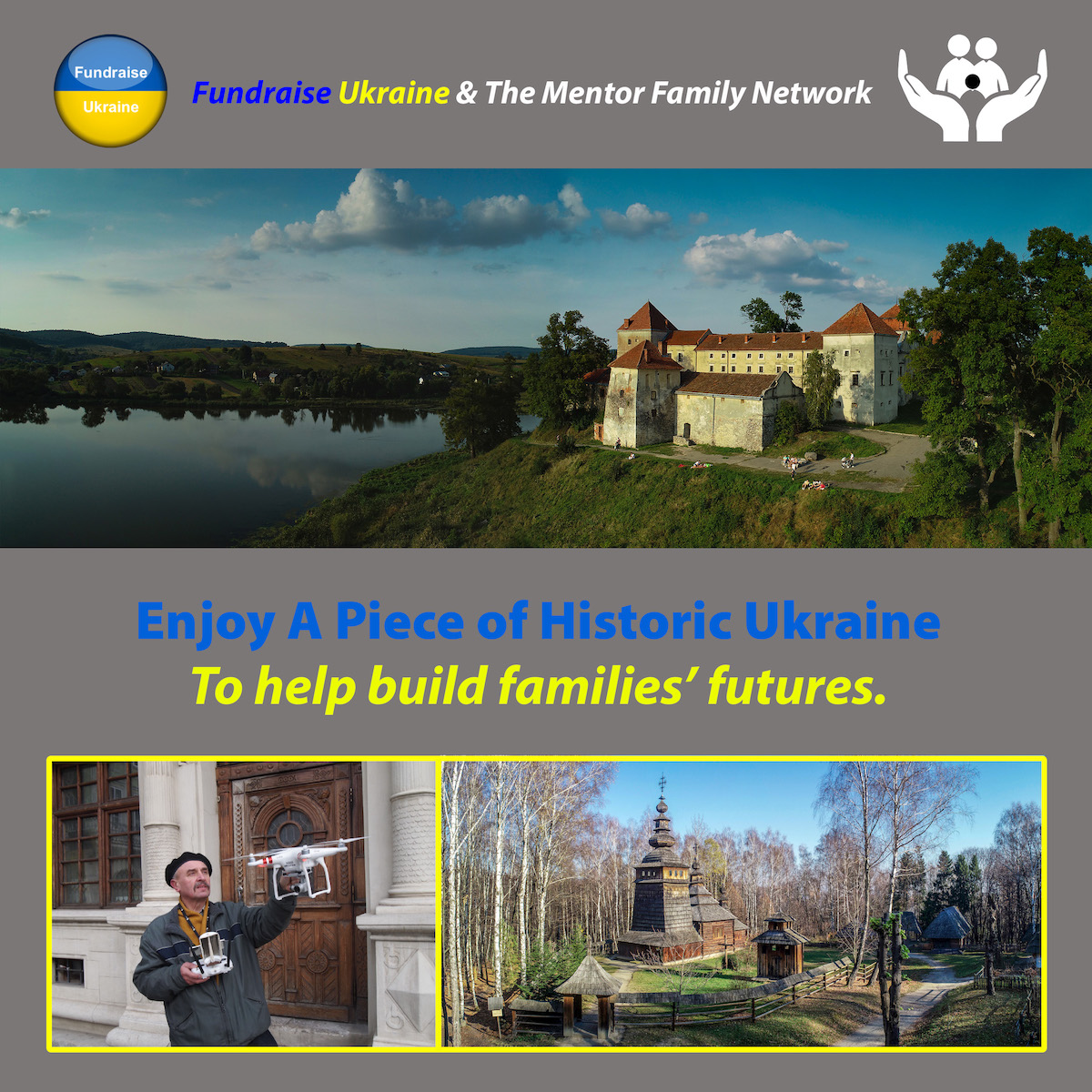 Enjoy a Piece of Historic Ukraine to help build families' futures Aerial Photo Auction